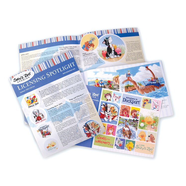 Suzy's Zoo Licensing Marketing Material