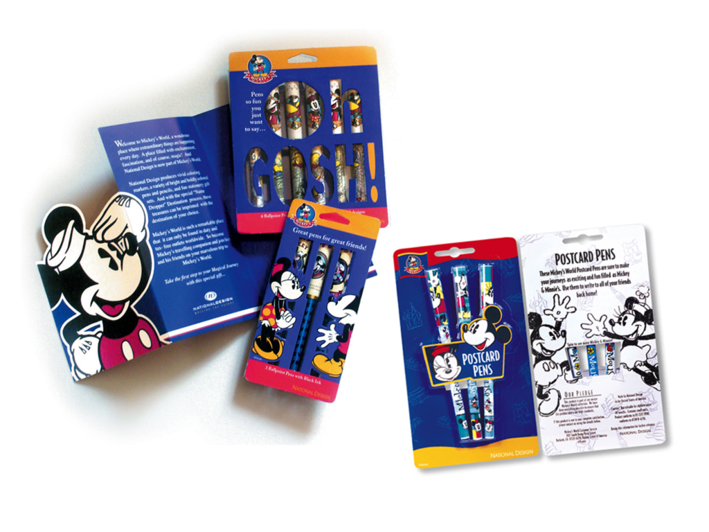 Mickey's World Brochure and Packaging
