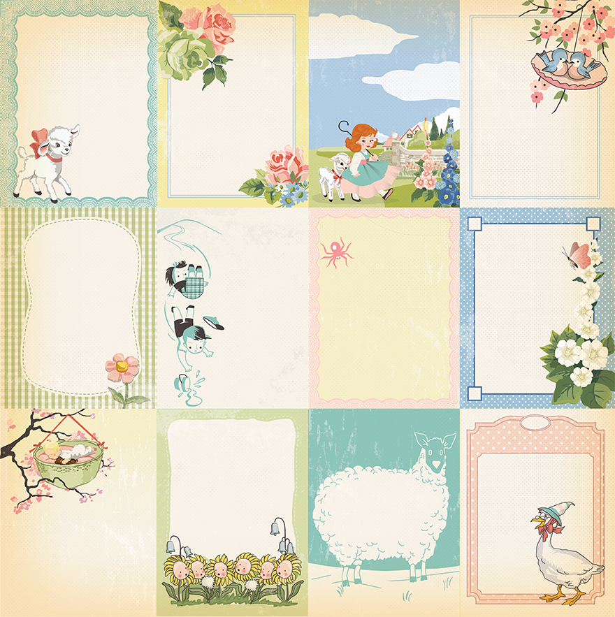 Nursery Rhymes GIRL 3x4 Journal Cards 4.jpg