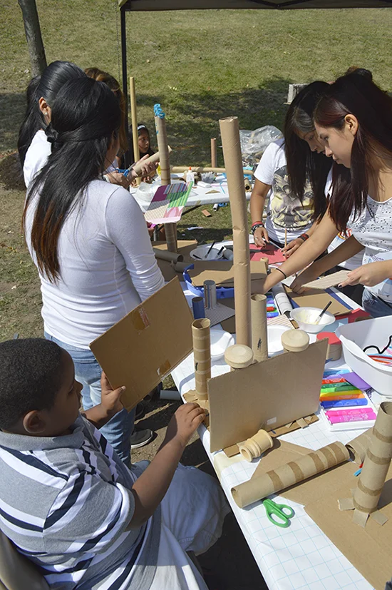 Crafts table for kids