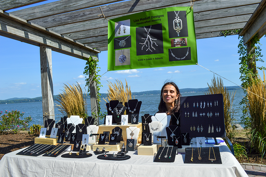 Craft vendor Lisa Medoff Jewelry