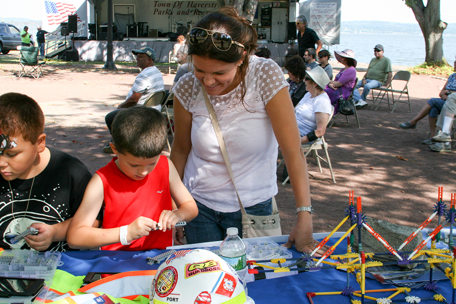 Participants in the Tappan Zee Bridge Outreach Lego Project