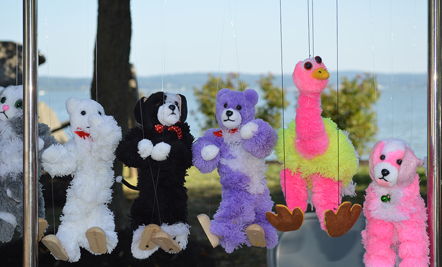 Puppets in Crafters' Row