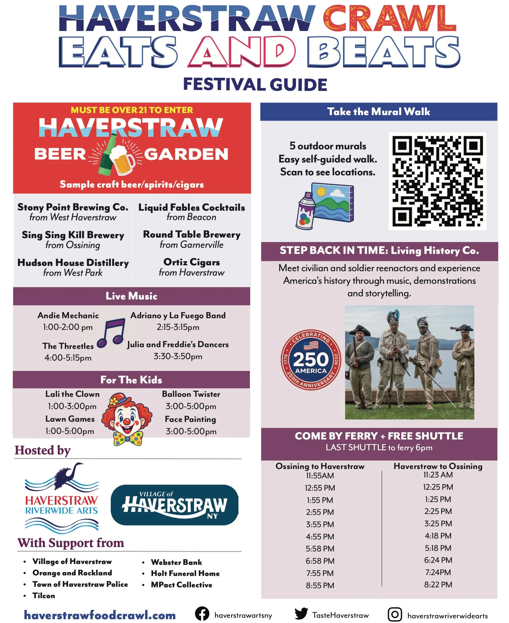Haverstraw Crawl Eats and Beats 2026 Festival Guide