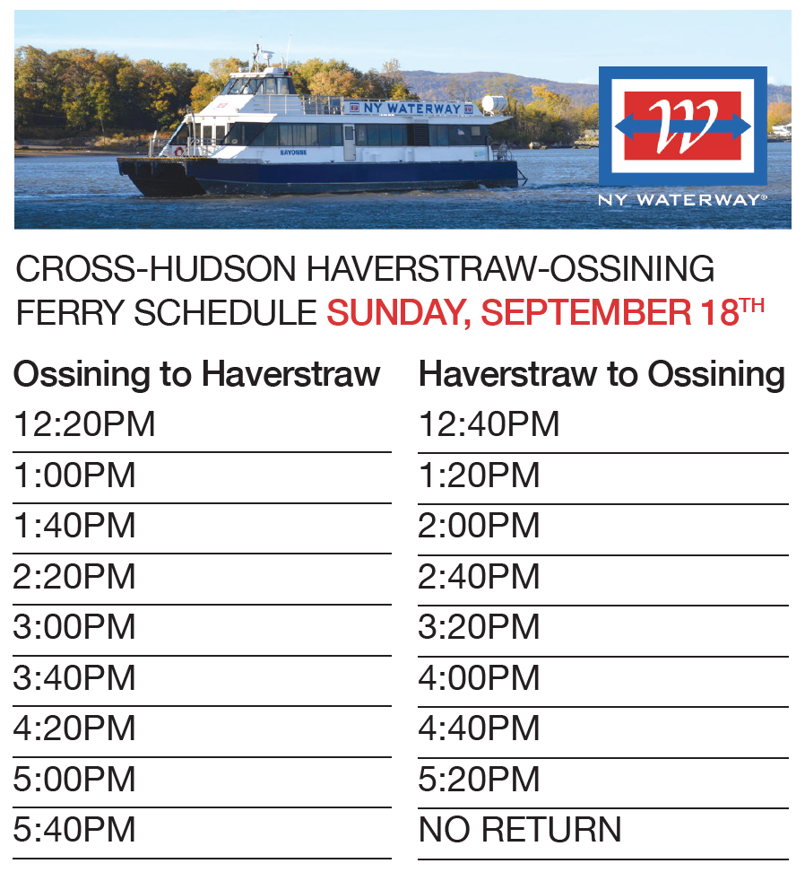NY Waterway ferry hours