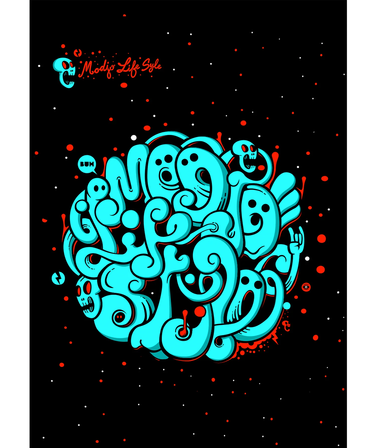 MODJO MODJO LIFE STYLE ILLUSTRATION Illustration to promote Modjo surf shop.