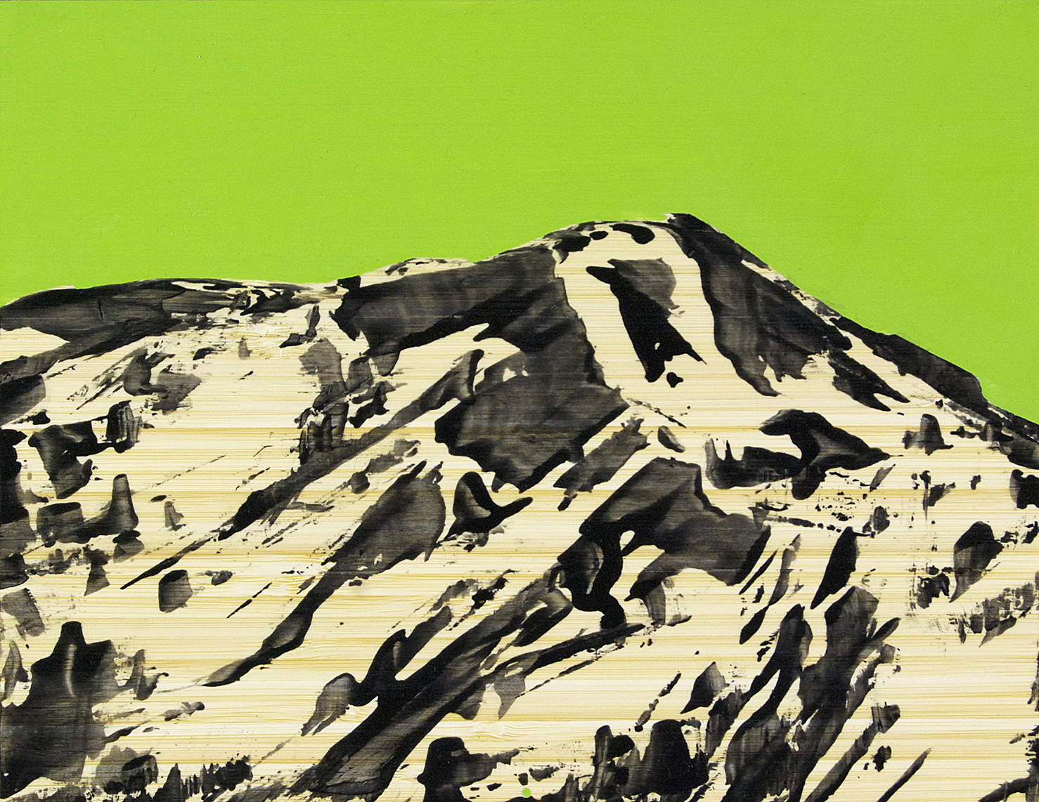 Mountain Study 7, 6x9, Mixed Media on panel, (SOLD)