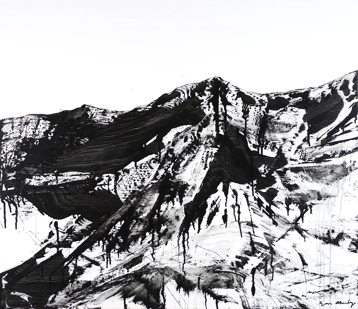   Build Me Up   24x36, Enamel on Canvas, (Available) 