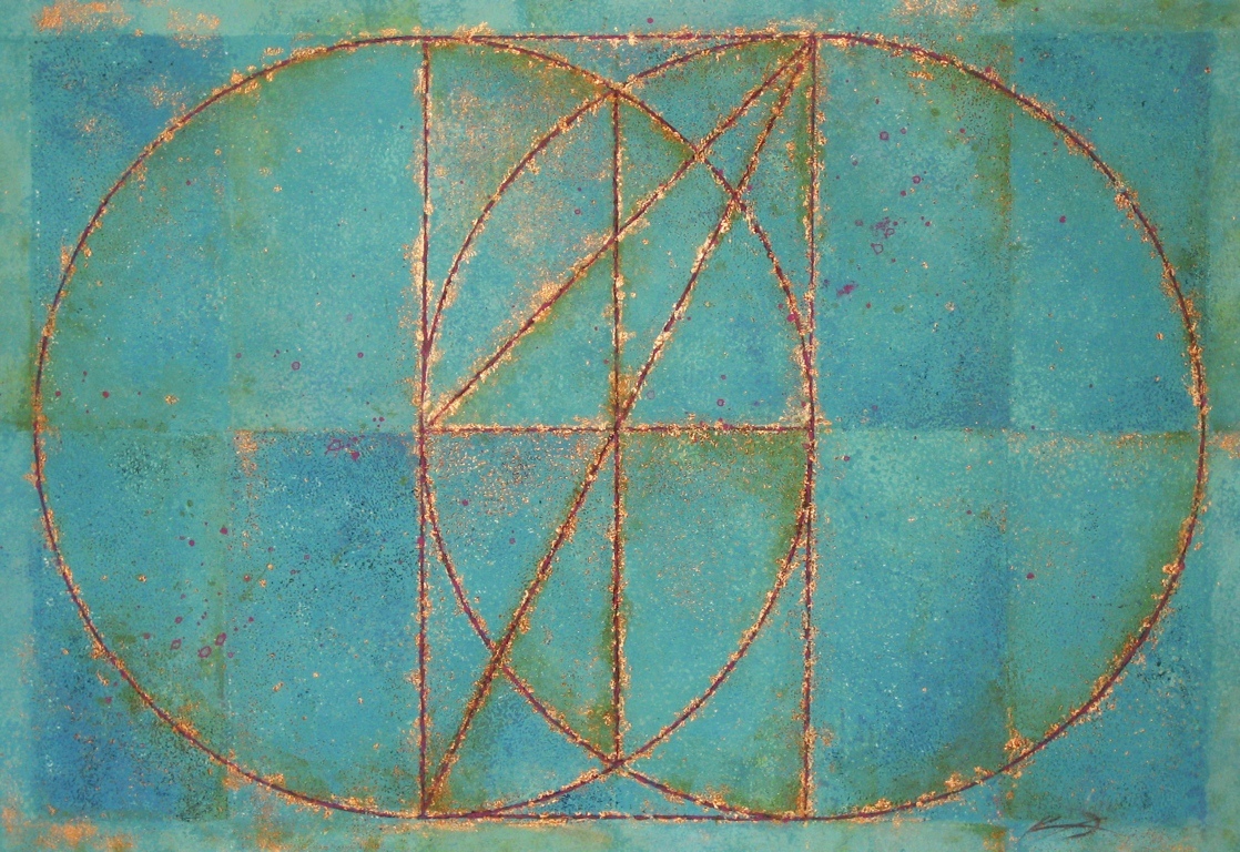 Vesica Piscis with Square Root of 2, 3 & 5