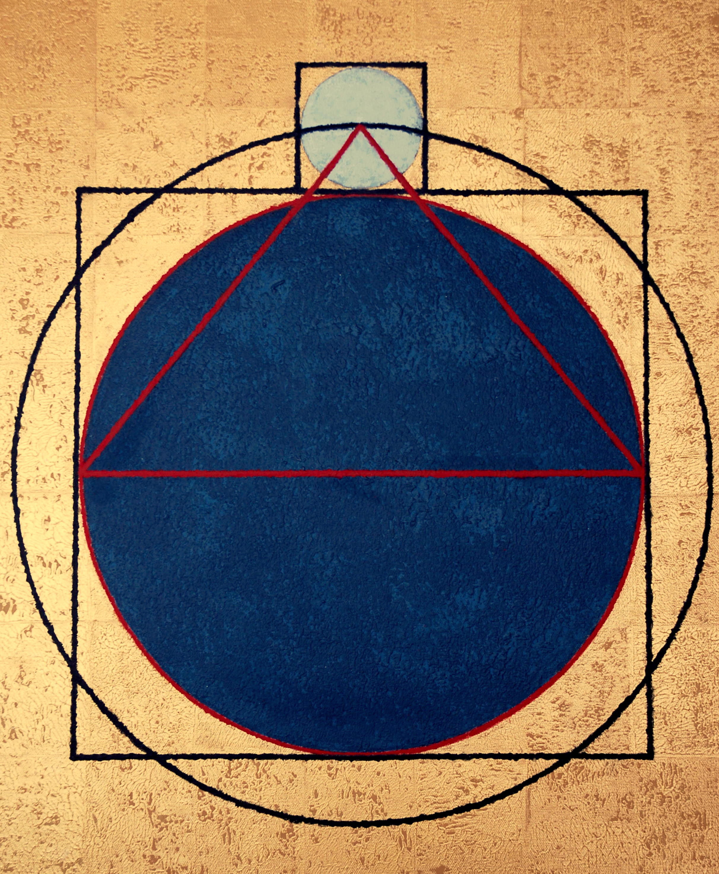 The Earth, Moon, Pyramid in the Circle Squared