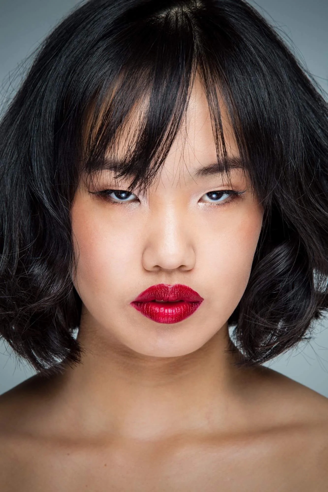 My favorite beauty shot by Jimmy. A model's beauty lies in the eyes of the photographer.