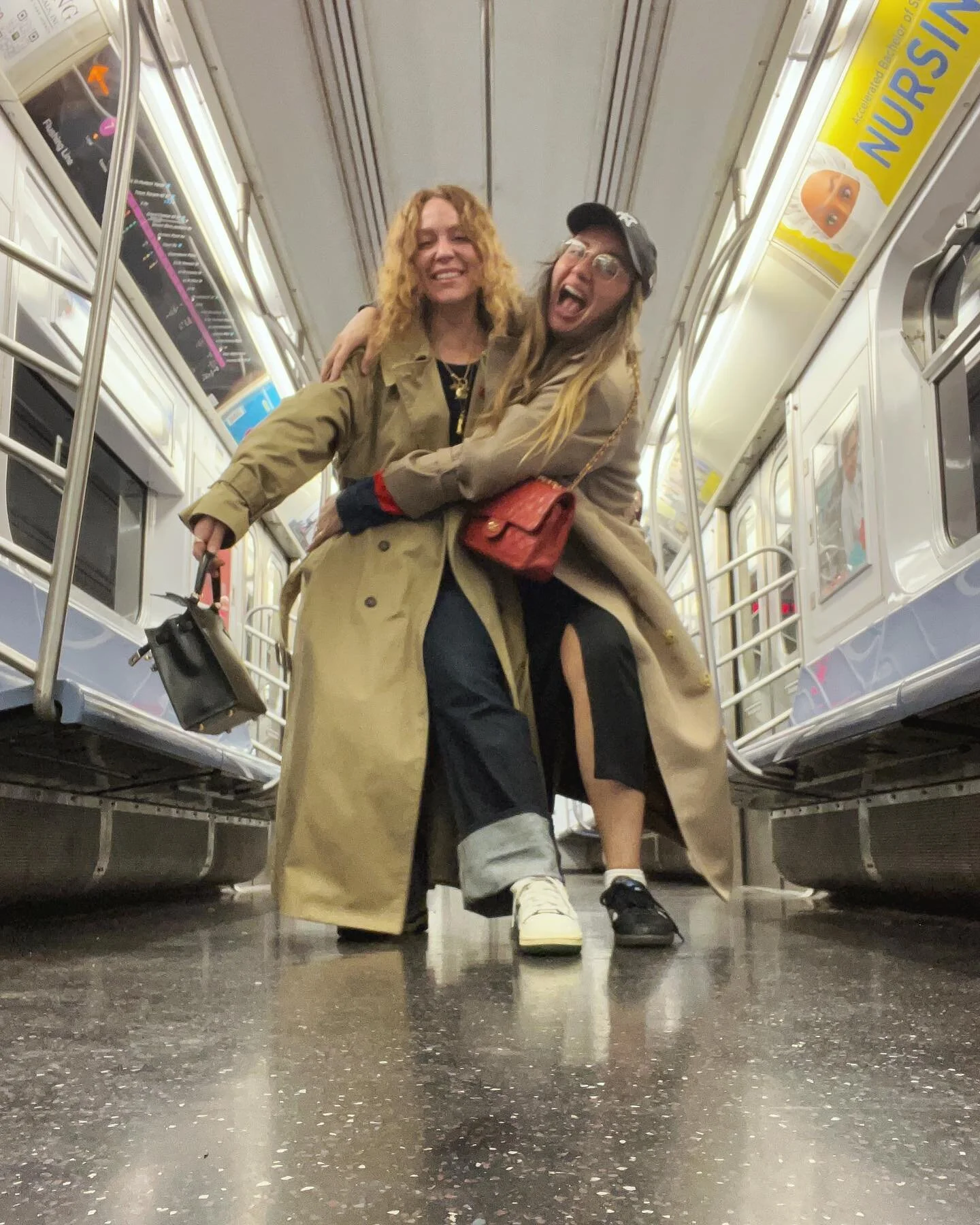 Trench coat season.