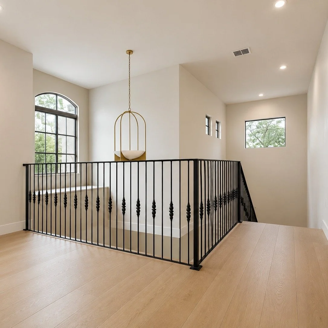 Crafted to elevate the entire space. ✨
Custom iron stair railings designed with clean lines, timeless detail, and built to make a statement in every home.

#CustomRailings #IronRailings #LuxuryHomes #StairDesign #ModernHome #InteriorDesign #LuxuryInt