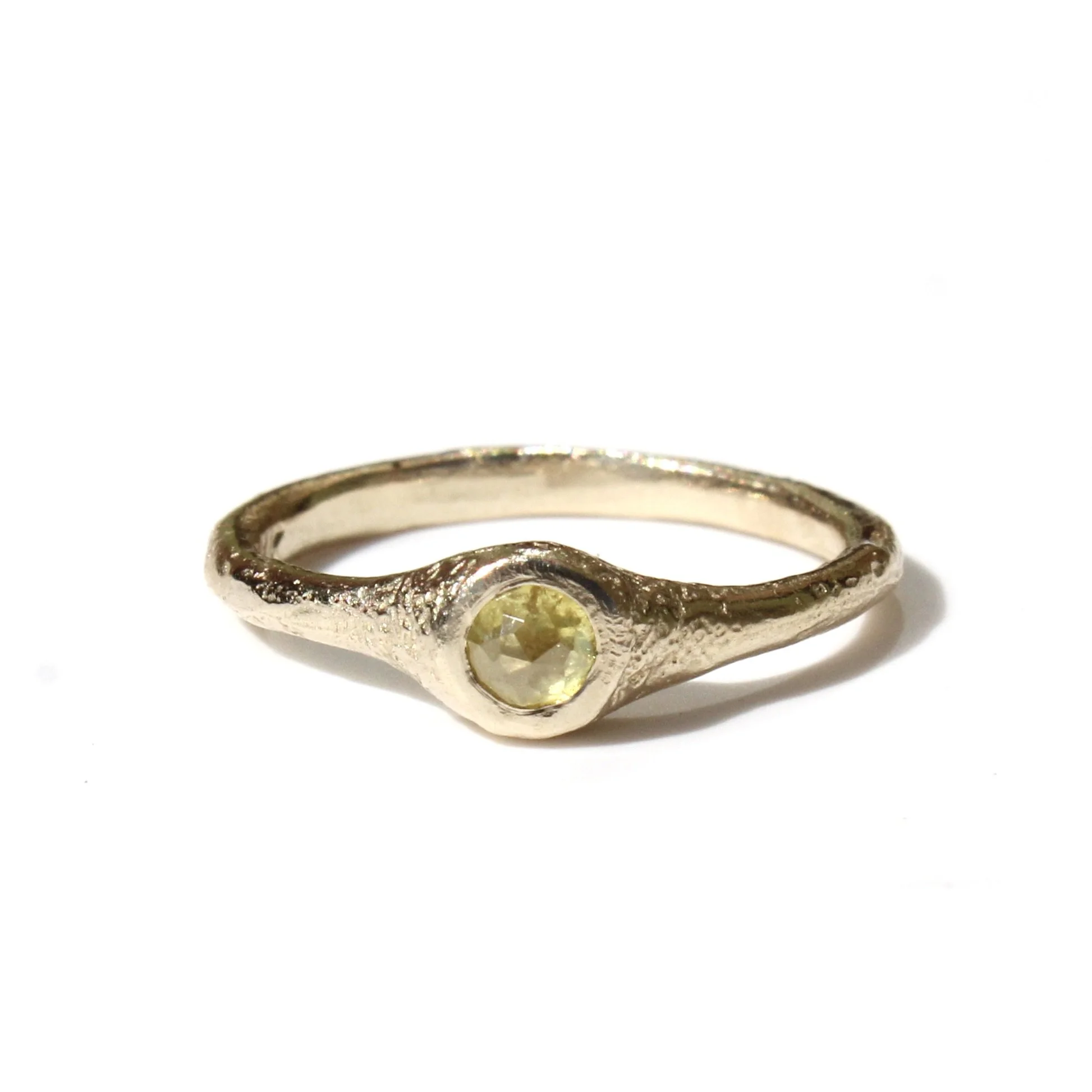 yellow diamond solitaire