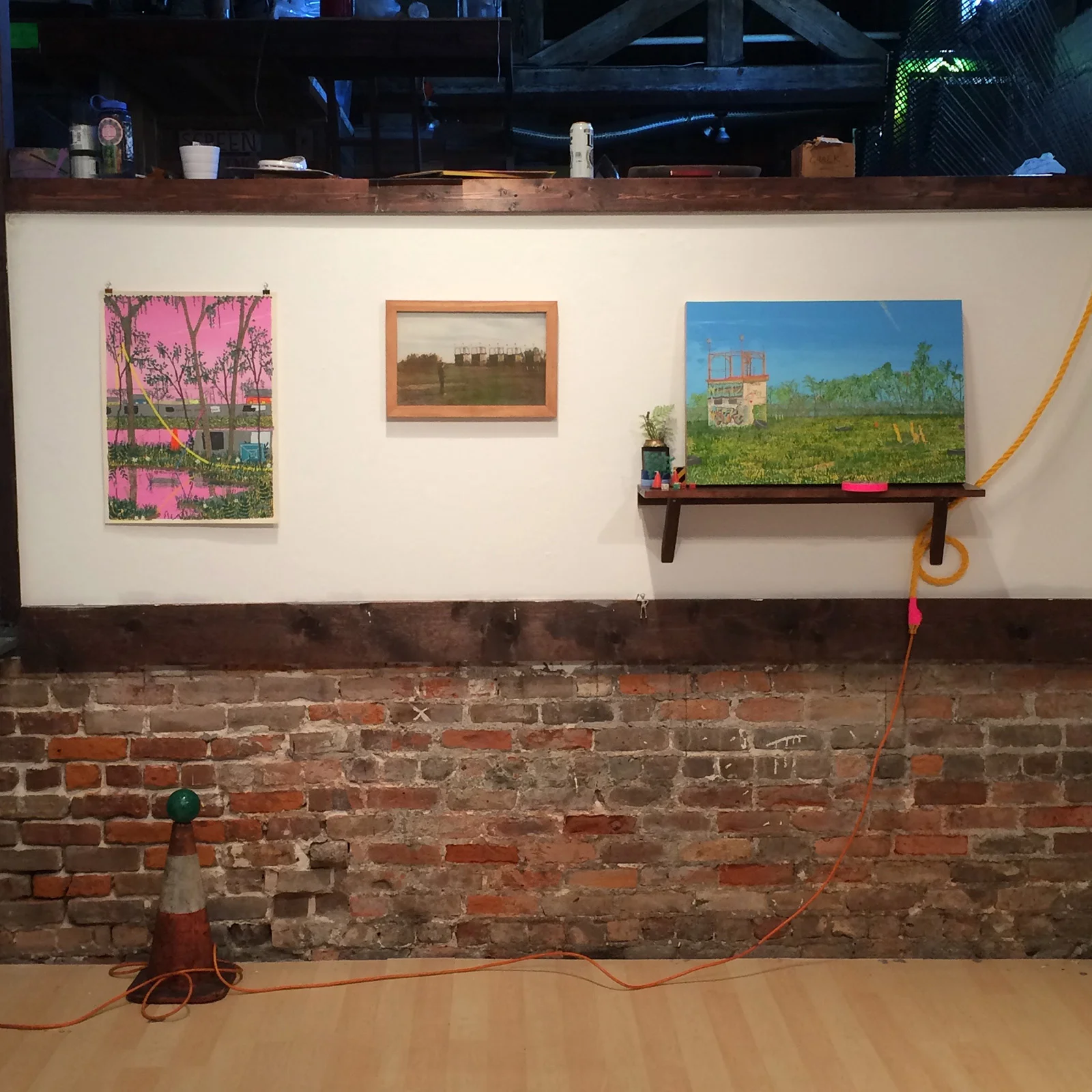 Installation View From "New Work" w/ Bruce Drinnon New Orleans Community Printshop & Darkroom February 2017
