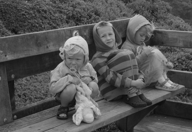 It was a little chilly and spectacular coastline is perhaps not that exciting when you're under seven.