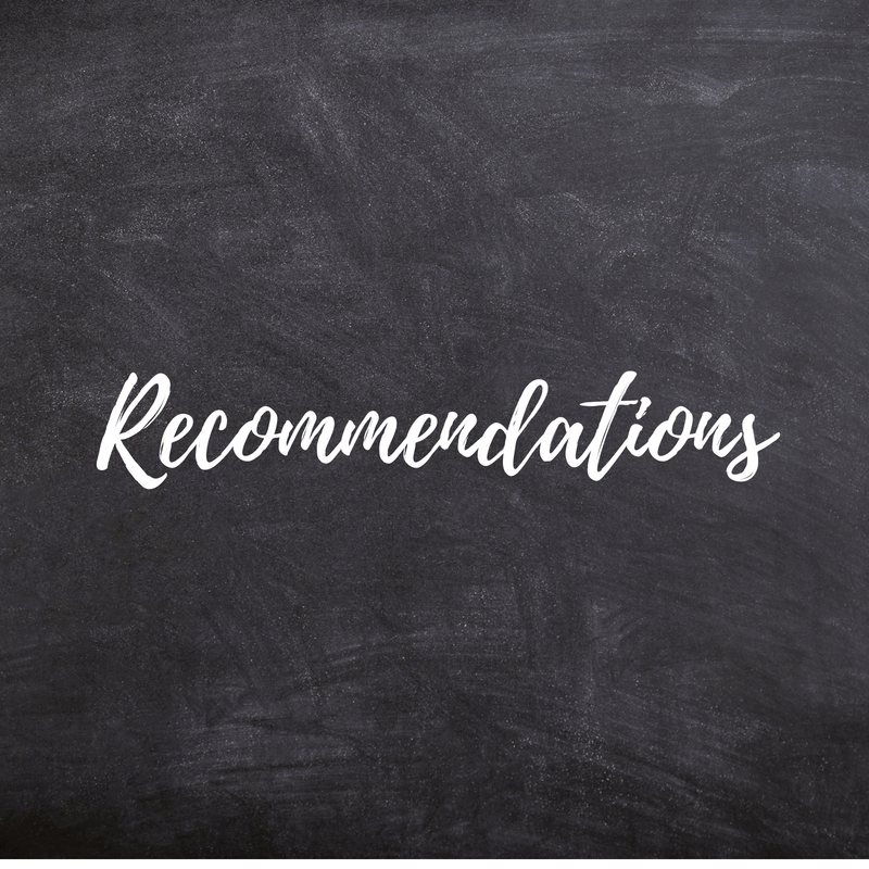 Dee’s Recommended Resources