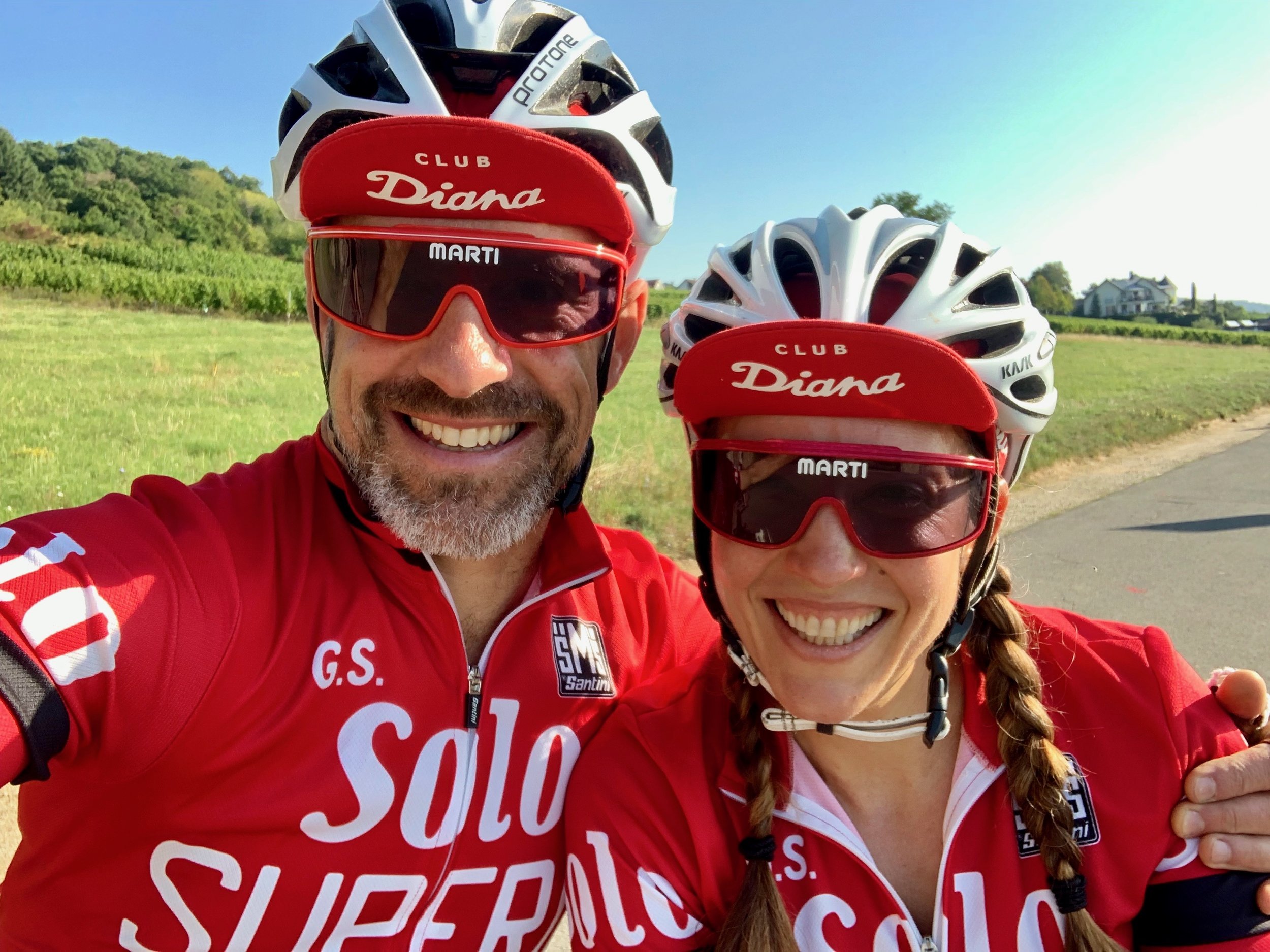 Leah and Hamish - all smiles