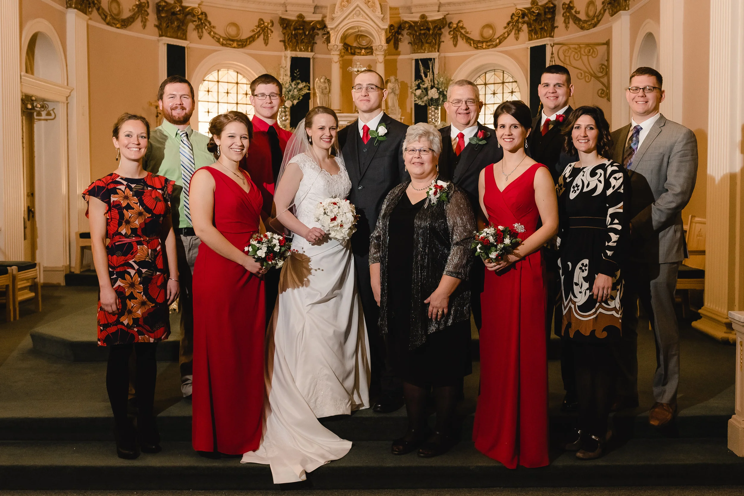 Classic Family Formal Wedding Portrait - Delano, MN Wedding Photographer