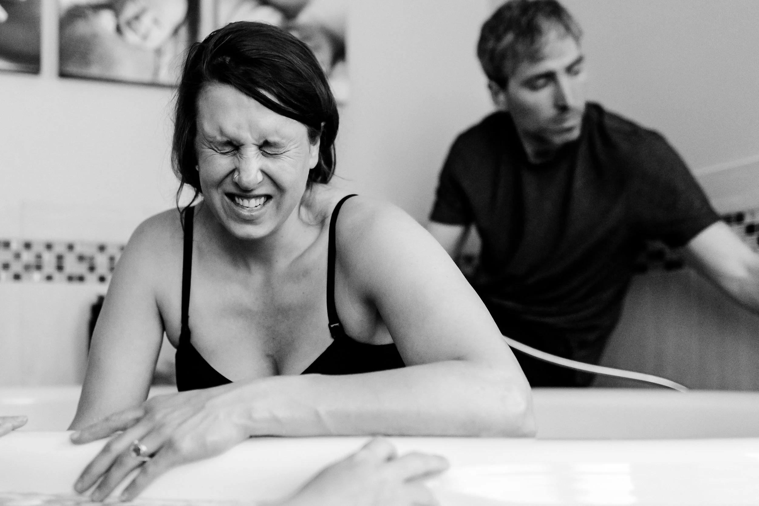 Contractions at Health Foundations Birth Center - Twin Cities Birth Photography