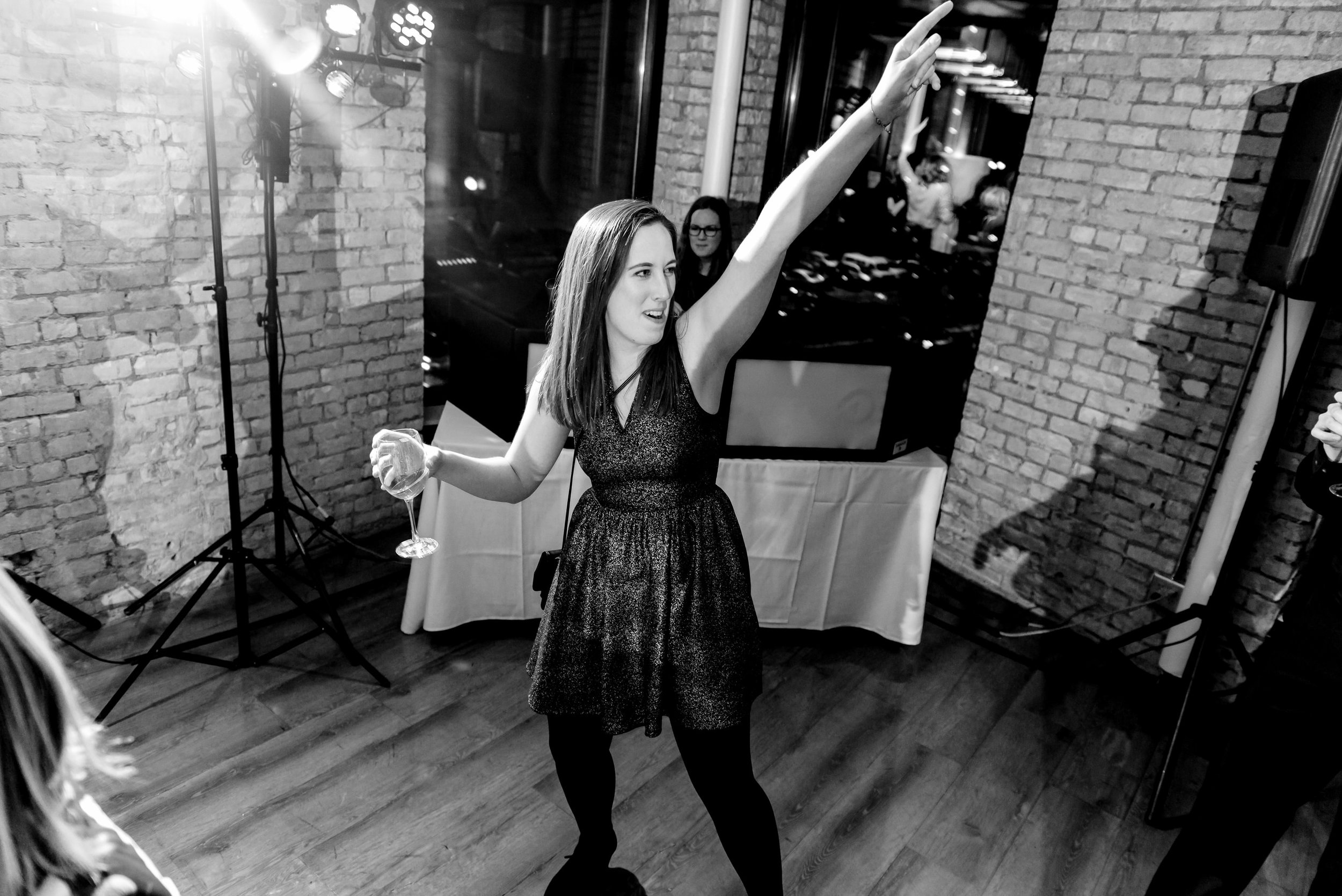 Megan and Alec - Lumber Exchange Wedding Sawyer Dylan Room - Highlights BW-311.jpg