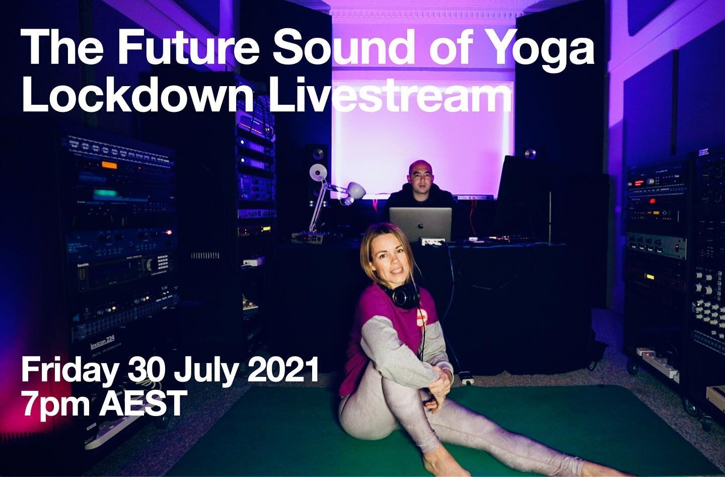 This Friday @angel_singmin and I will be live-streaming a Future Sound of Yoga session direct from the studio here in Bondi Beach.

We hope to transmit some grounding movement and hypnotic music as an antidote to lockdown vibes.

Link in bio!

#globa