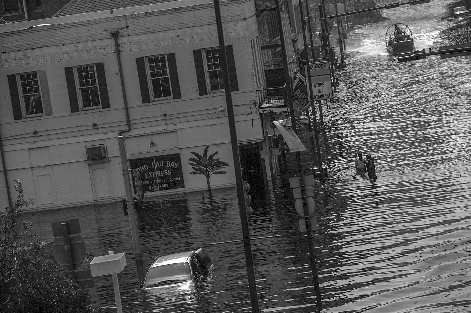 New Orleans, Louisiana - Early In the morning on August 29, 2005 Hurricane Katrina made landfall in the Gulf Coast of the United States. With winds up to 140 mile per-hour the storm caused significant damage, however the failure of the levee system resulted in the heavy flooding and the loss of life which ensued. 