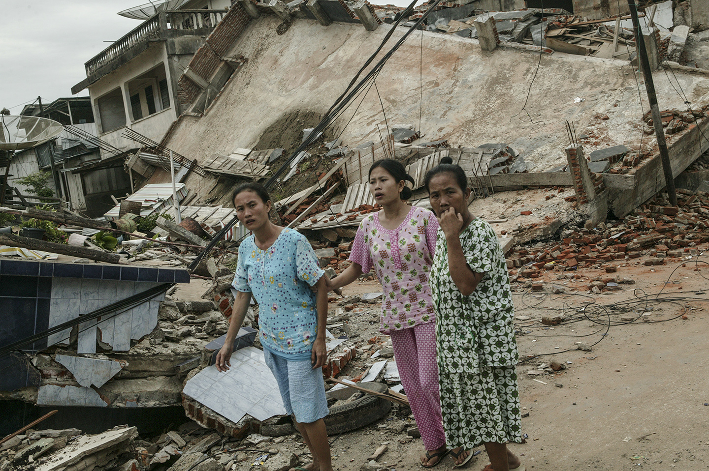  On March 28, 2005 the island of Nias, on the western coast of Sumatra, was hit by an 8.3 earthquake. 