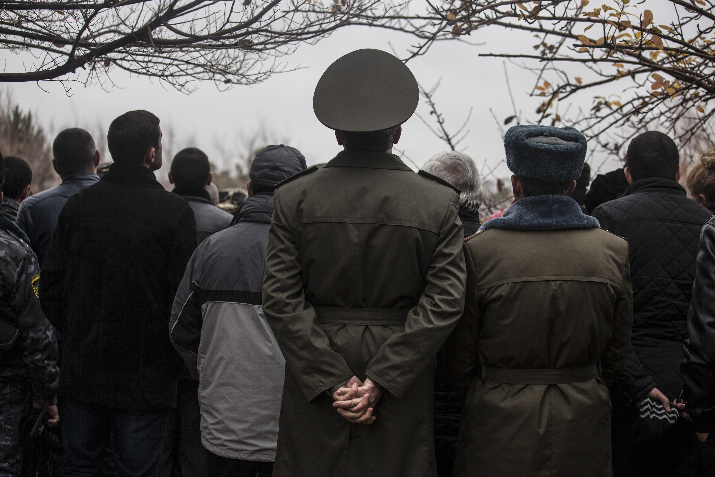 Under fire from the Azeri side it took ten days before Armenian special forces were able to retrieve the three bodies.