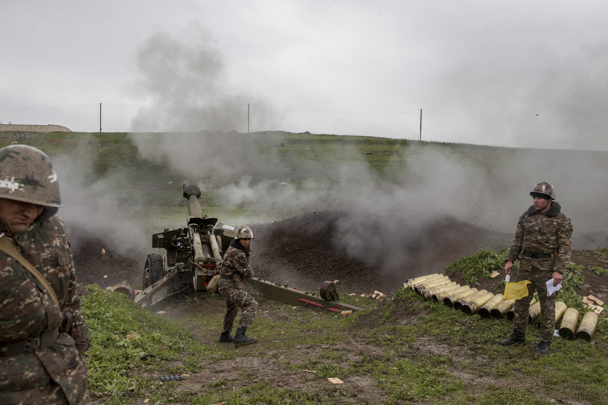  Nagorno-Karabakh is a landlocked mountainous region within Azerbajian populated and backed by neighboring Armenia. From 1988 to 1994 Azerbaijan and Armenia fought a bloody war, with more than 50,000 casualties, over the territory. 