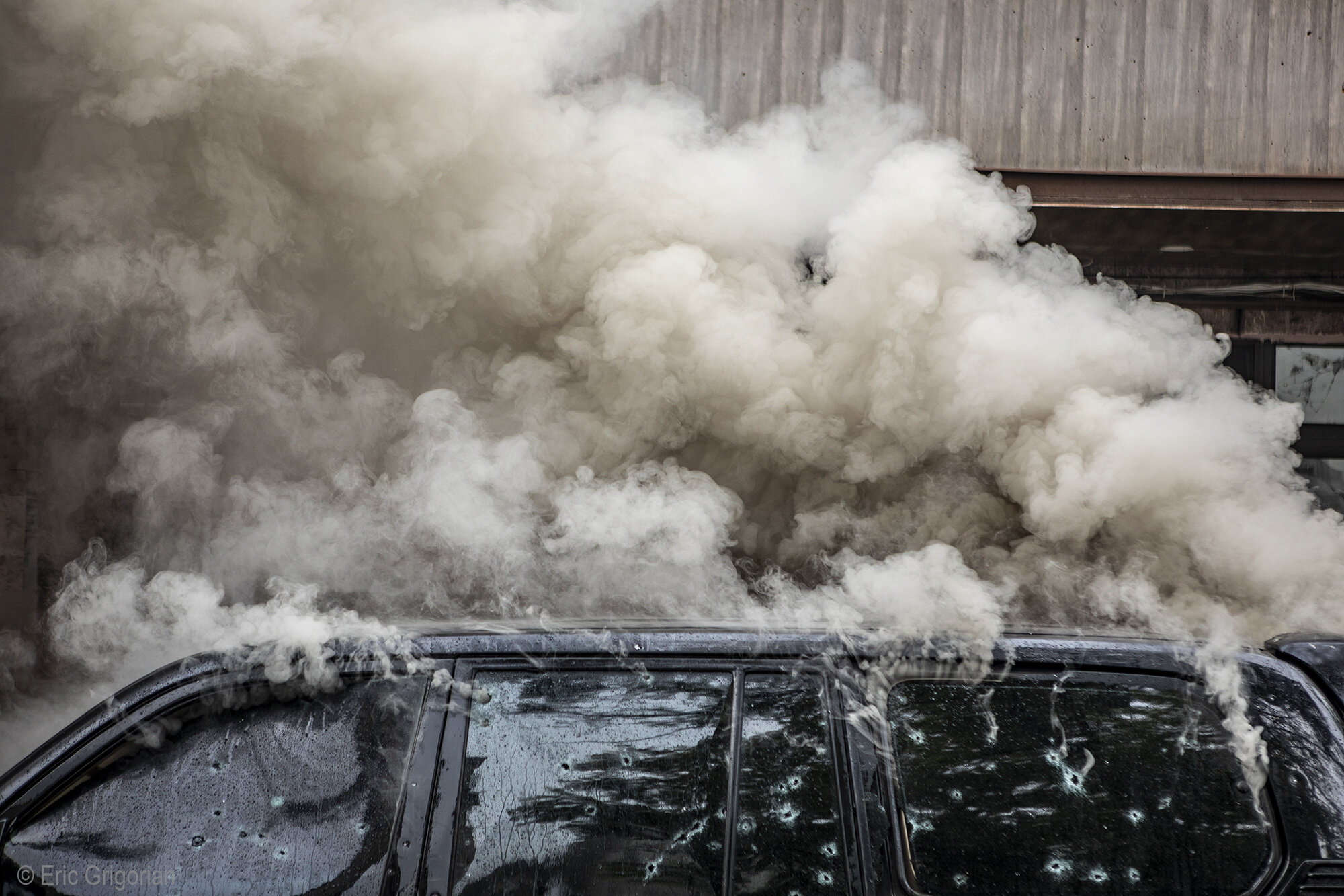  Shelling continued during the day across different locations in the city where buildings, cars and stores were  severely damaged. 