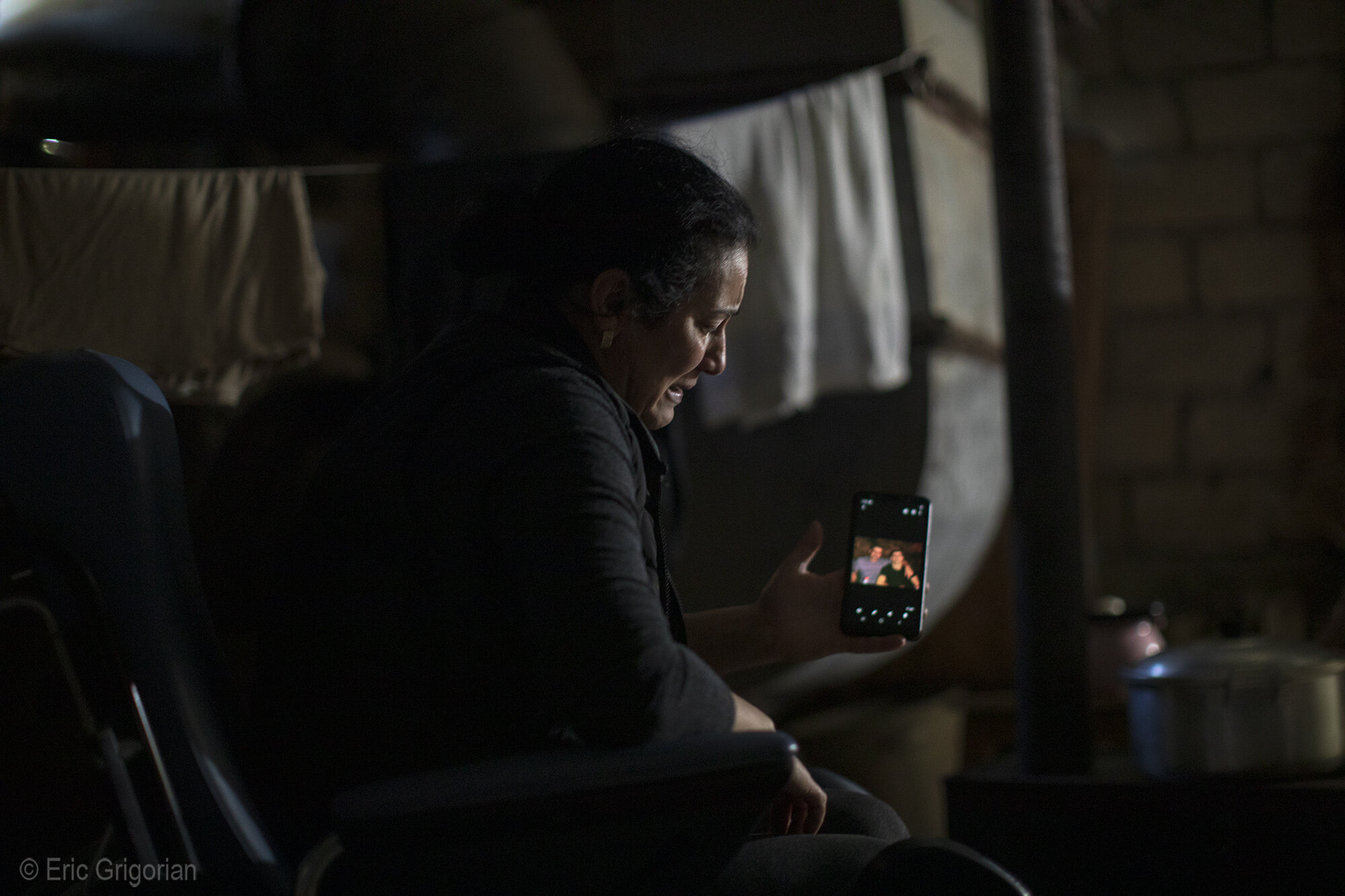    In the basement of a bombed hospital in Shushi a mother grieves the death of her son and brother who died during battle.   