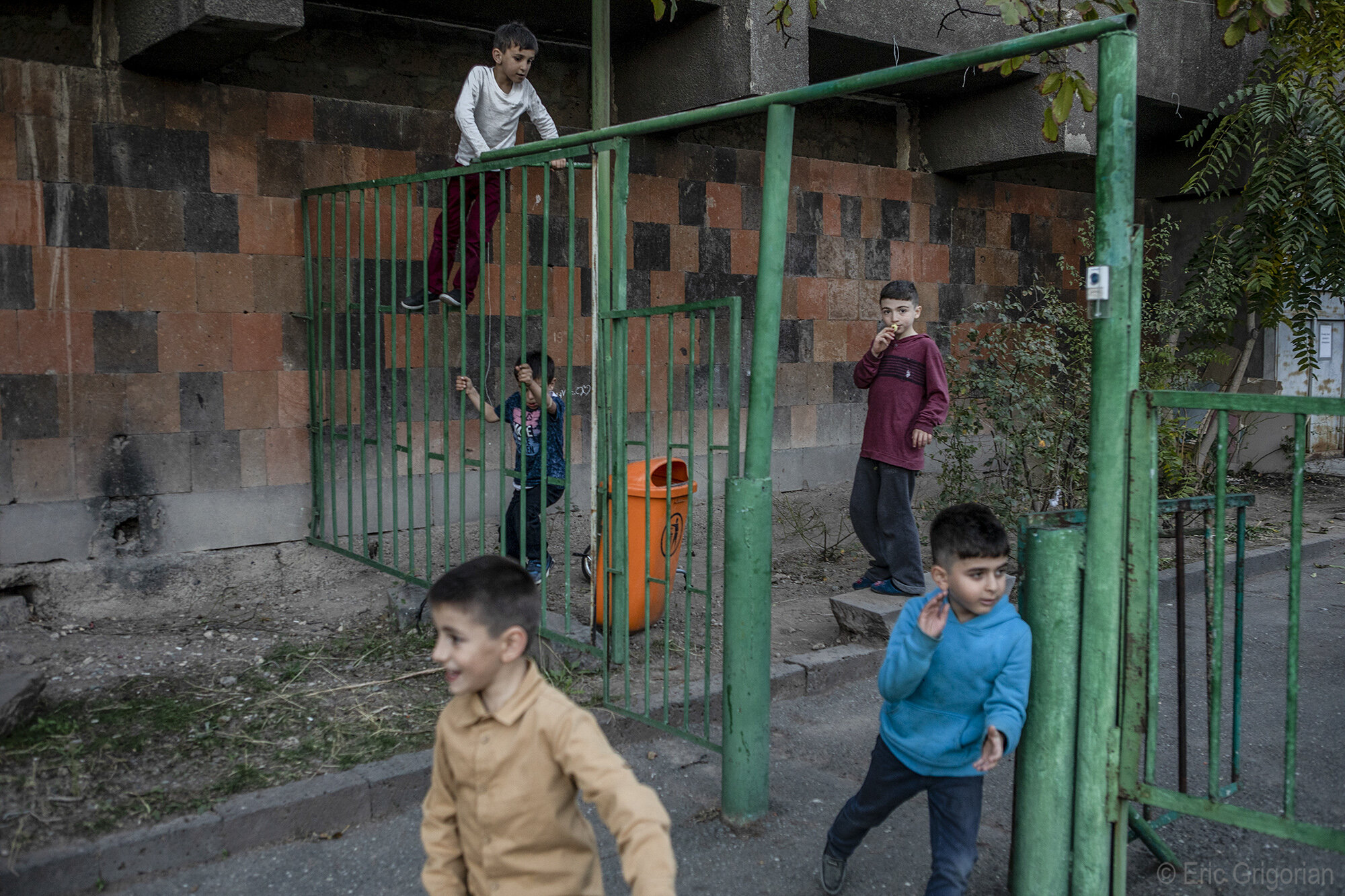  As the war went on many of the elderly, mothers and their children fleeing the war took refuge in shelters across Yerevan. 