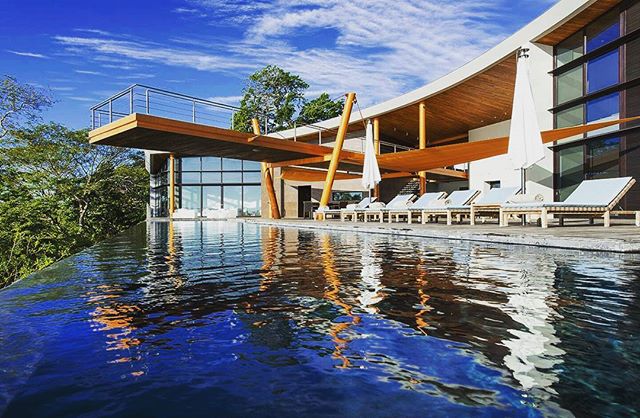 The pool at Villa Cielo Mar in Costa Rico is something special. 
#cielomar #villarental #luxuryvilla #villa #costarica #vacationrental