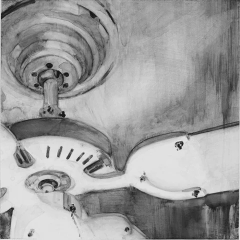 Untitled (Passage: Ten) , 2009 Casein on paper 5" sq. (16" sq. framed) private collection, Cambridge, MA