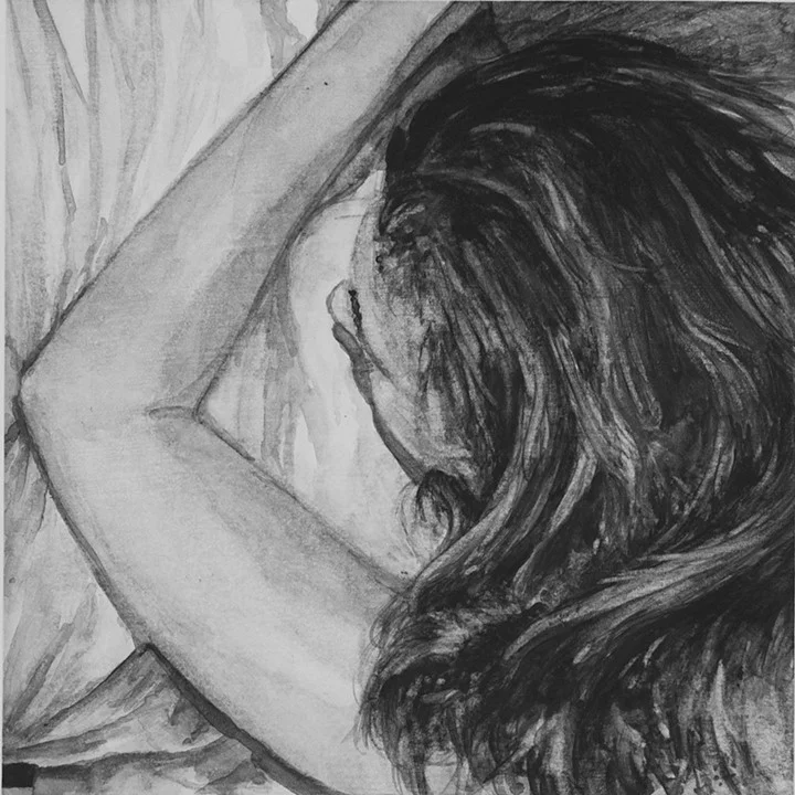 Untitled (Passage: Four) , 2009 Casein on Paper 5" sq. (16" sq. framed)