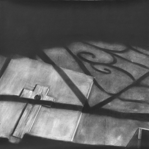    Untitled (Memorial) ,&nbsp; 2006 Charcoal on paper 60" sq. 
