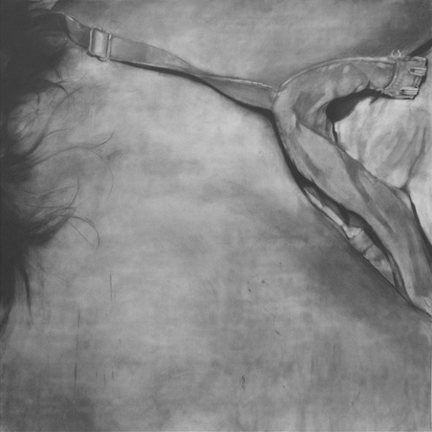 Untitled (Promise) , 2006 Charcoal on paper 60" sq.