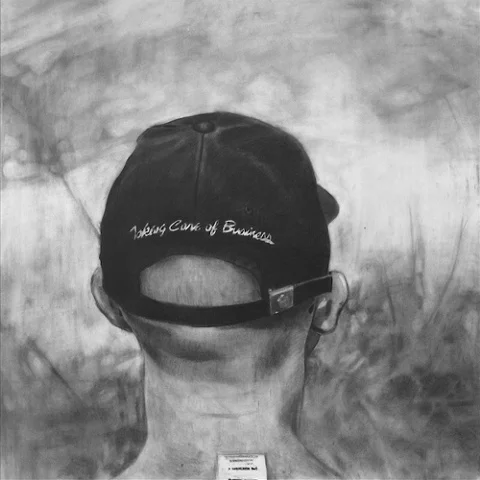 Untitled (T.C.B.) , 2005 Charcoal on paper 60" sq.