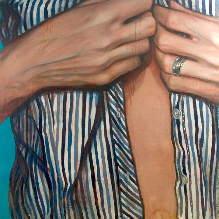 Untitled (Futile) , 2009 Encaustic on panel 72" sq.
