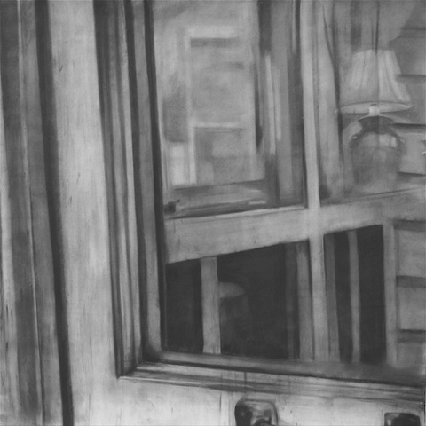 Untitled (Longing) , 2006 Charcoal on paper 60" sq.