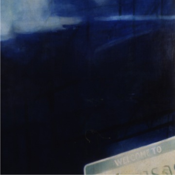   Roadtrip (Kemmons Wilson's Dream, 1) , 1996 Encaustic on panel 60" sq.   private collection, Memphis, TN  