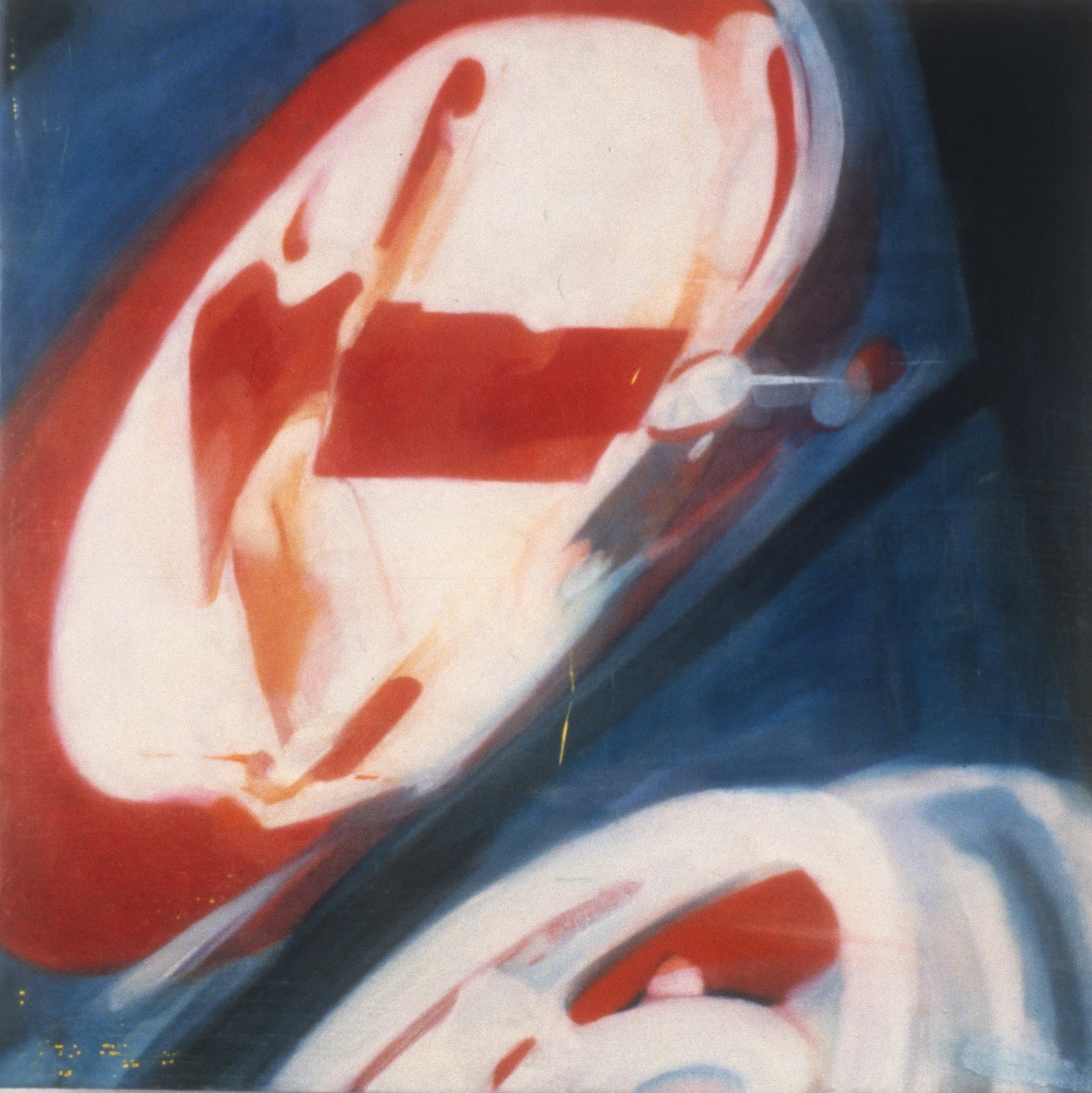 Roadtrip (Kemmons Wilson's Dream: Tennessee) , 1996 Encaustic on panel 12" sq. private collection, Memphis, TN