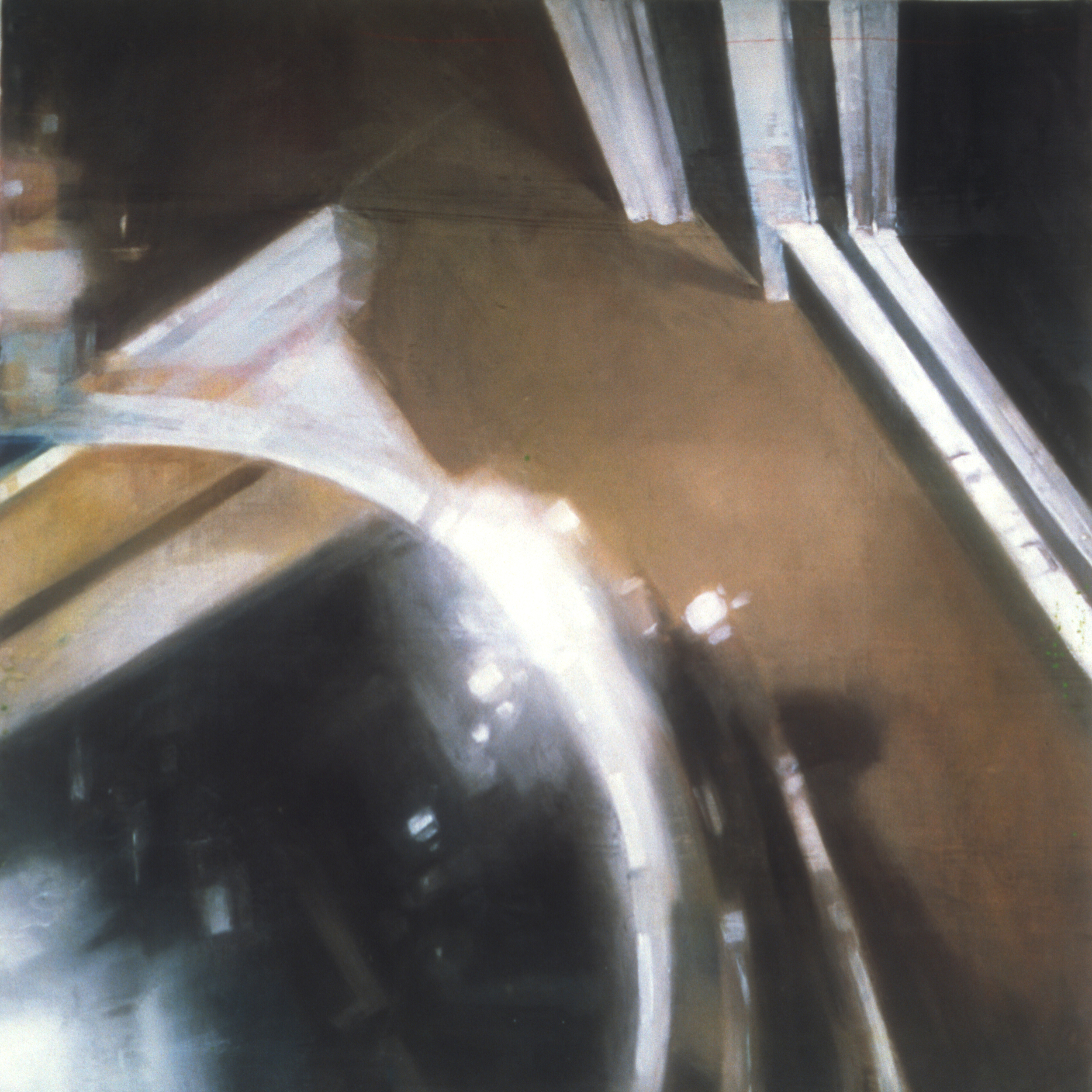   Untitled (Forgetting), &nbsp;1998 Encaustic on panel 12" sq.   private collection, Memphis, TN  