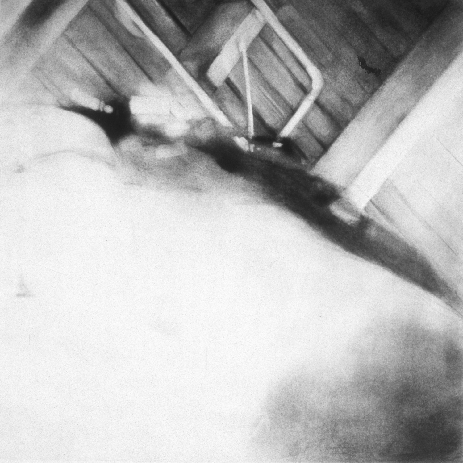   Untitled (March 1999-2), &nbsp;1999 Charcoal on paper 36" sq.   private collection  