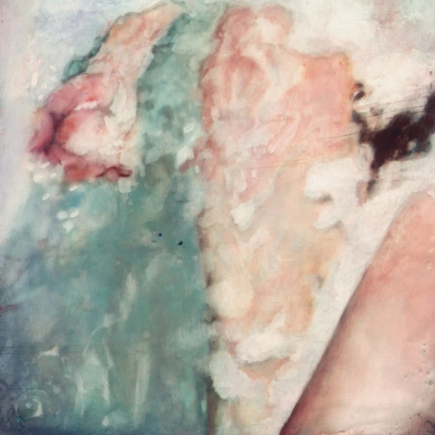 Untitled (Tub) , 2002 Encaustic on panel 8.5" sq.