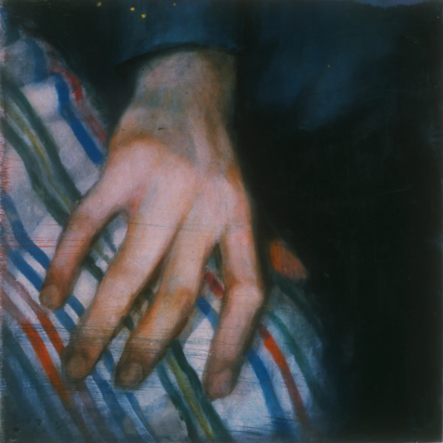 Untitled (Pet) , 2001 Encaustic on panel 8.5" sq. private collection
