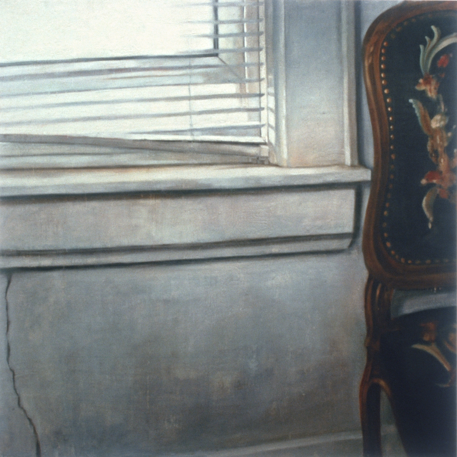 Untitled (Stare), 2002 Encaustic on panel 72" sq.