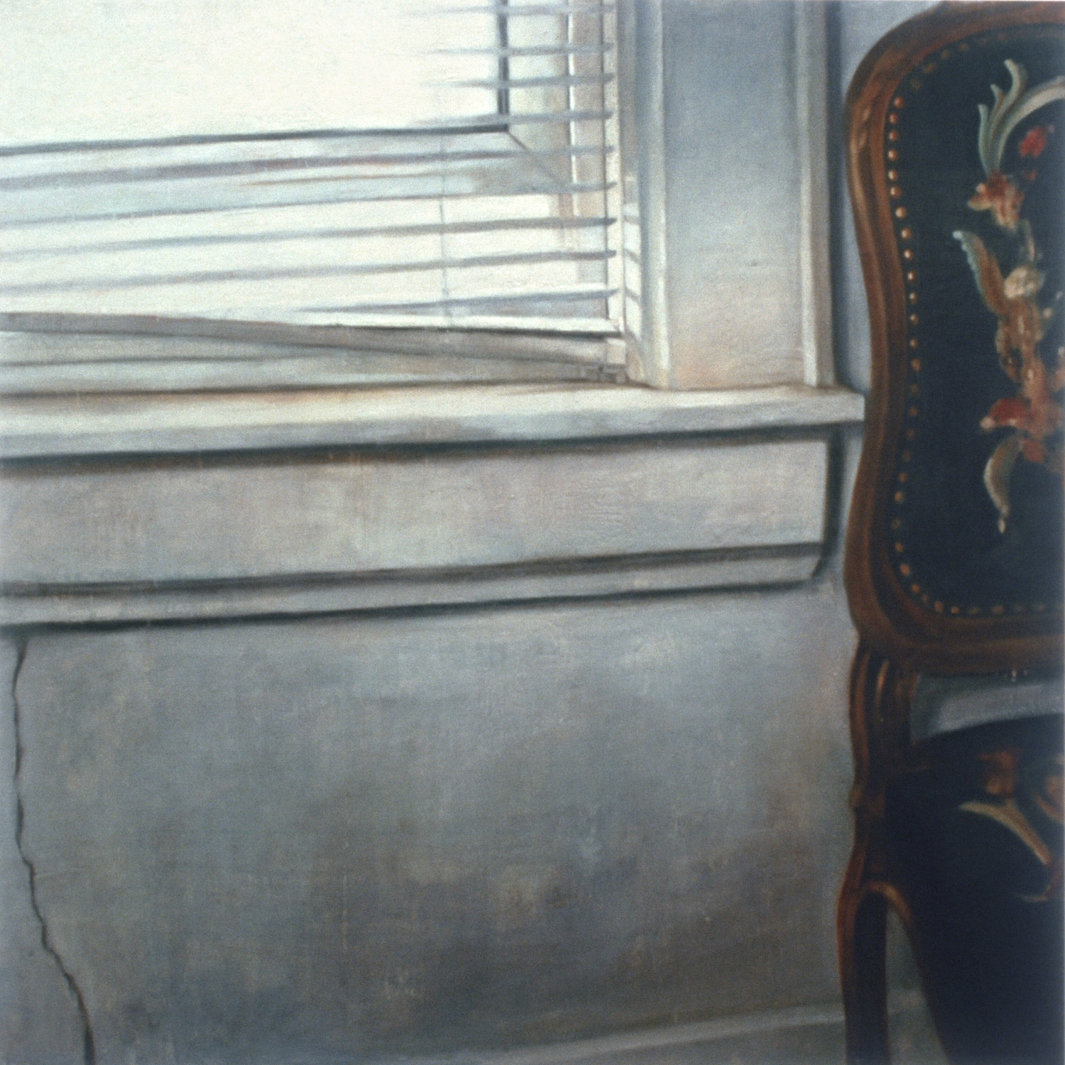   Untitled (Stare), &nbsp;2002 Encaustic on panel 72" sq. 