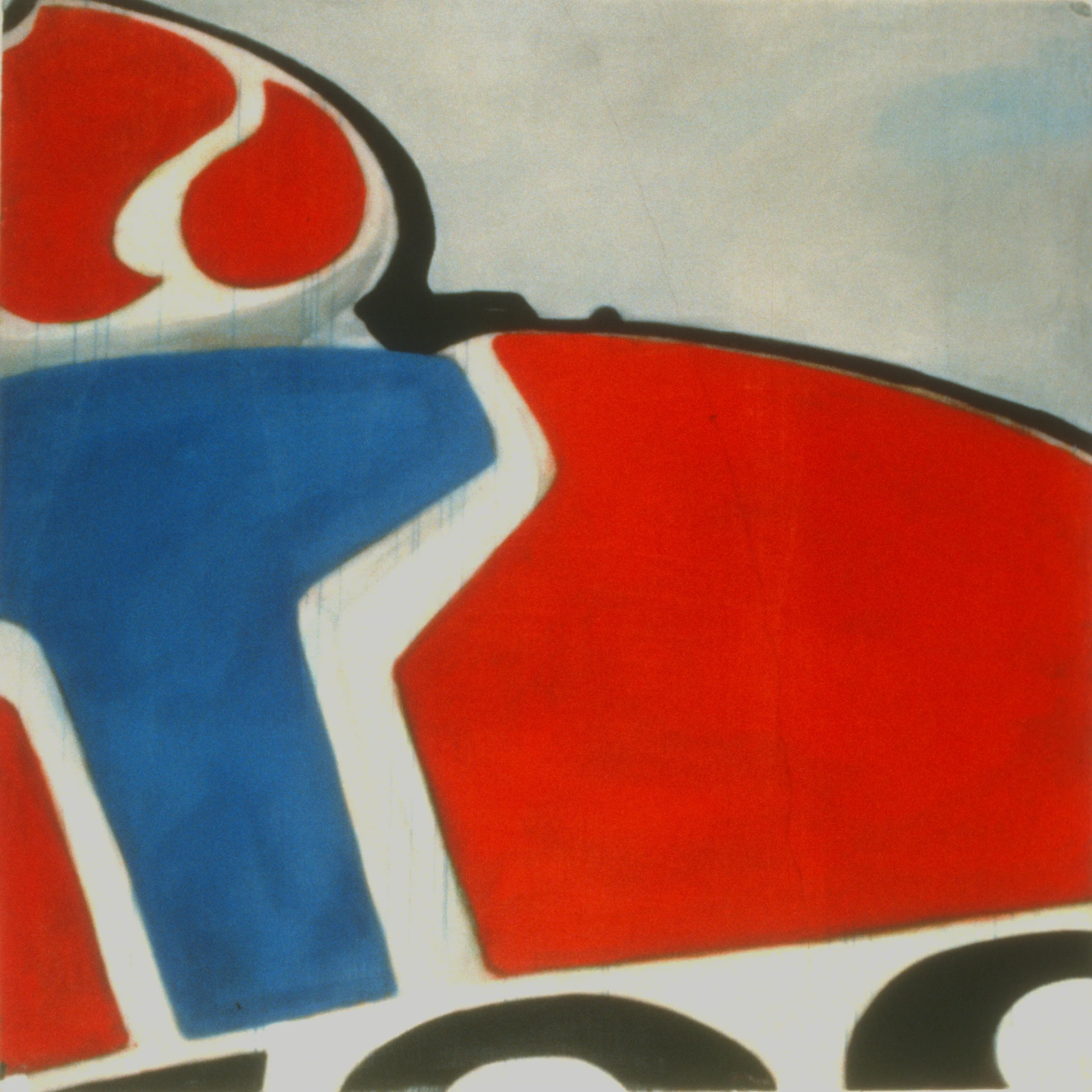Roadtrip (Kemmons Wilson's Dream, 8) , 1996 Encaustic on panel 12" sq. private collection